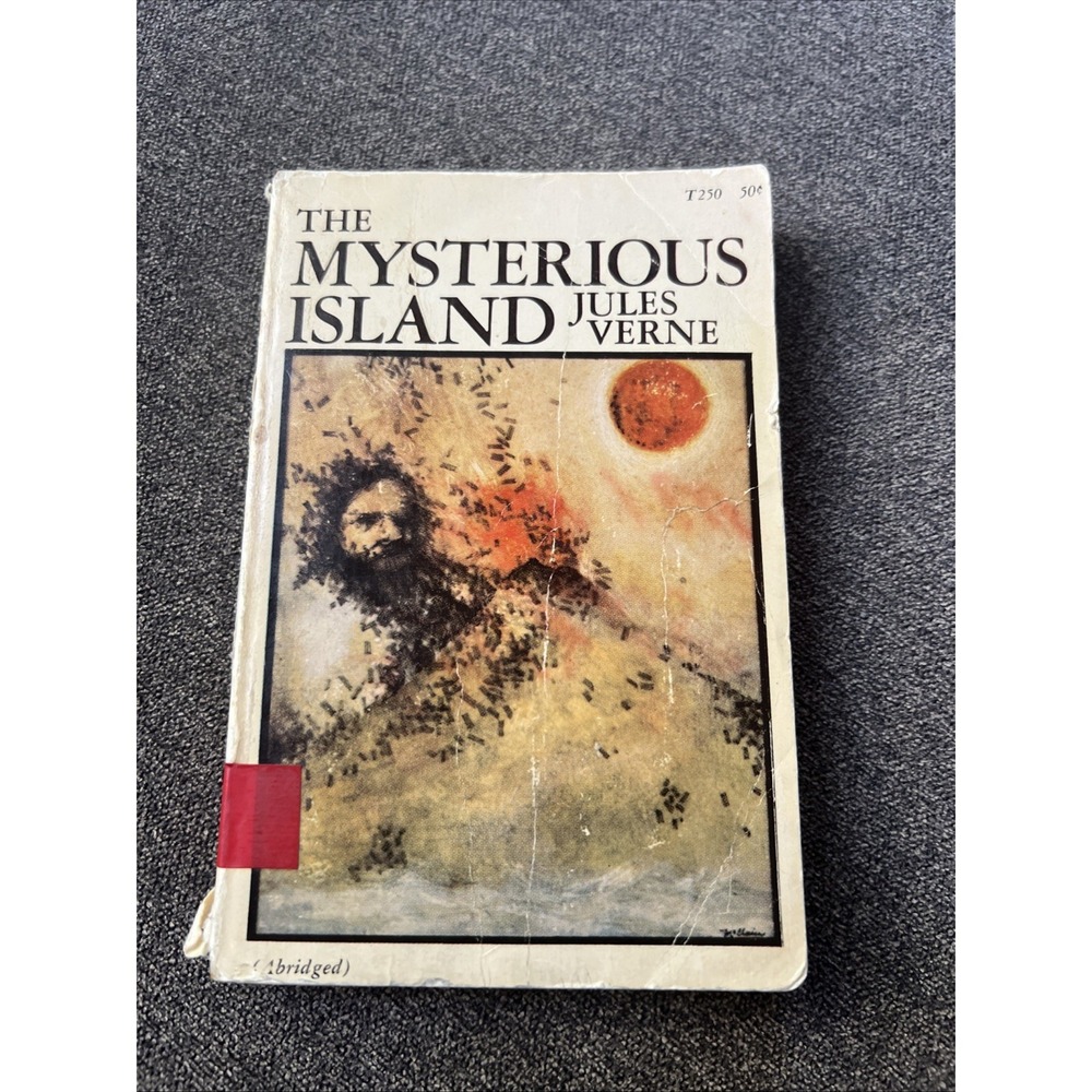 Scholastic The Mysterious Island Jules Verne Paperback Vintage Abridged Classic
